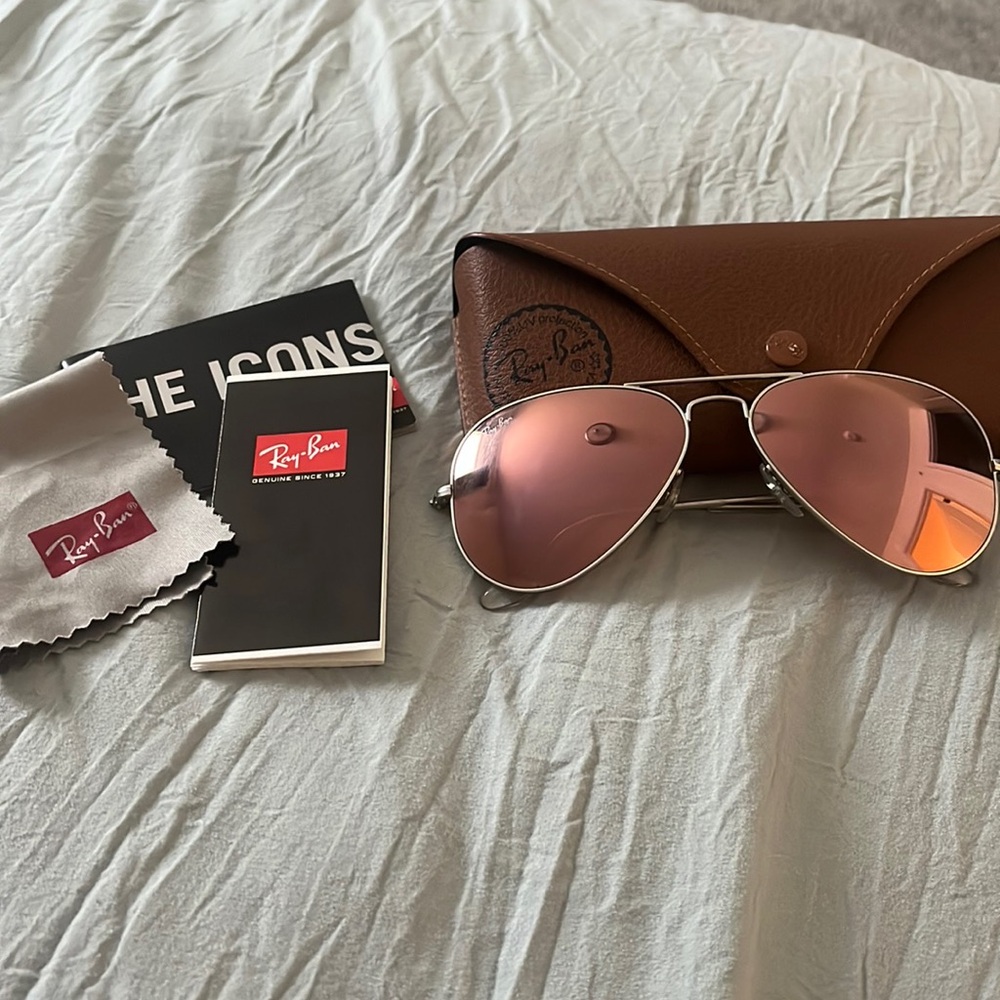 Pink Aviator Ray-Bans